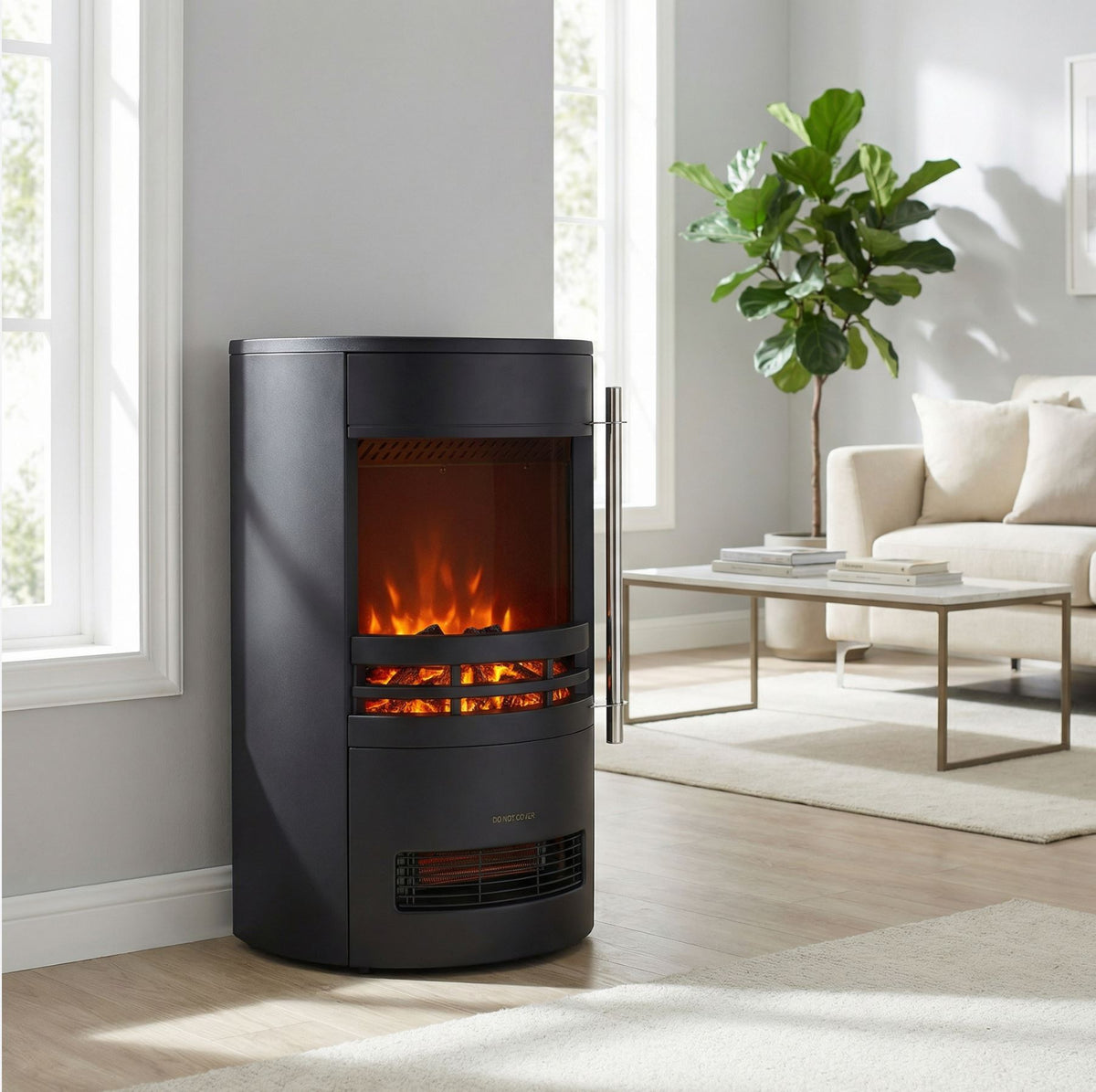 Poêle-cheminée électrique Glow Fire Focus