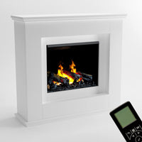 Glow Fire Athene Opti Myst Weiß Elektrokamin mit Wasserdampf