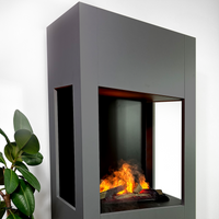 Glow Fire Böll Grau Elektrokamin mit Wasserdampf