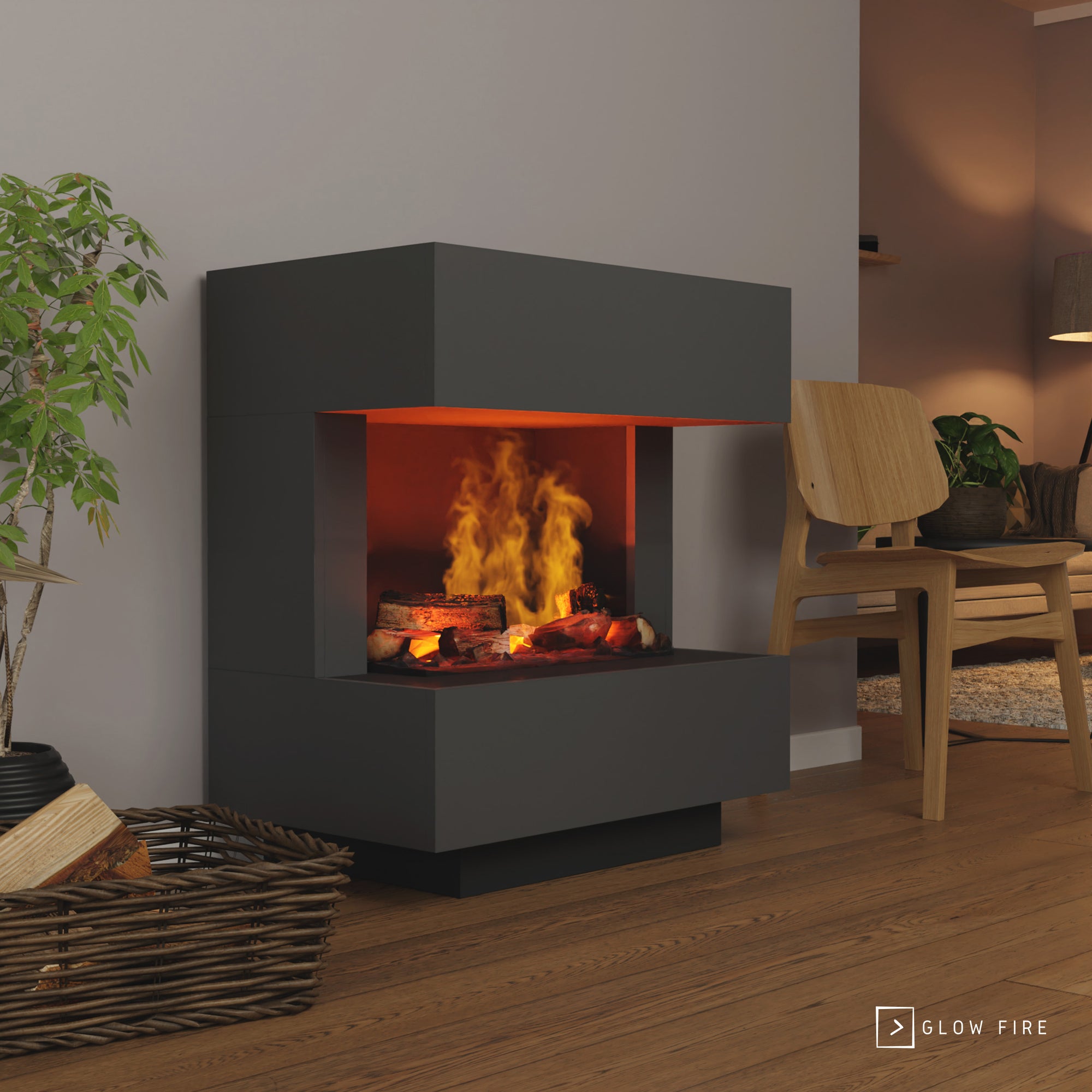 Cheminée électrique Glow Fire Kleist