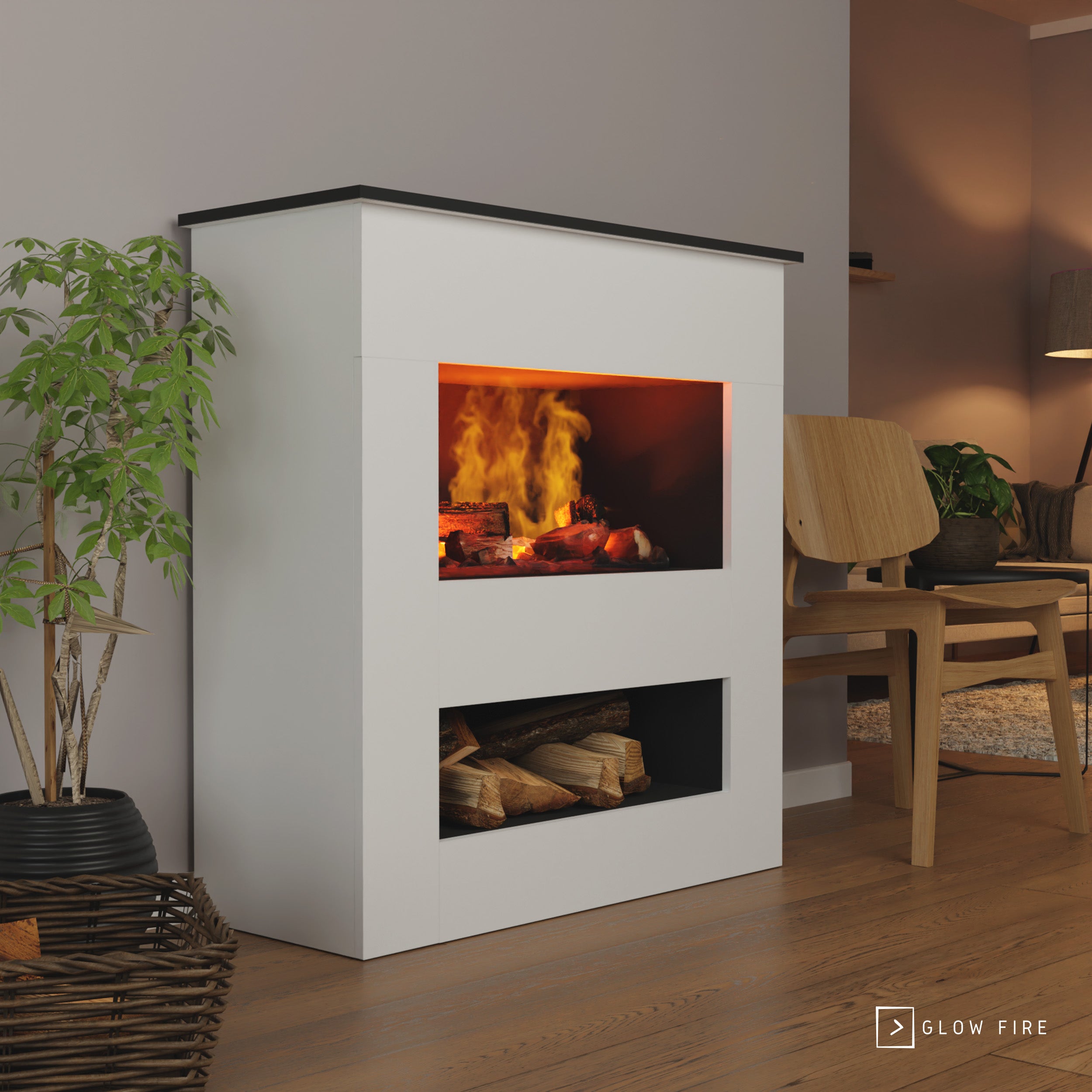 Glow Fire Brecht Elektrokamin