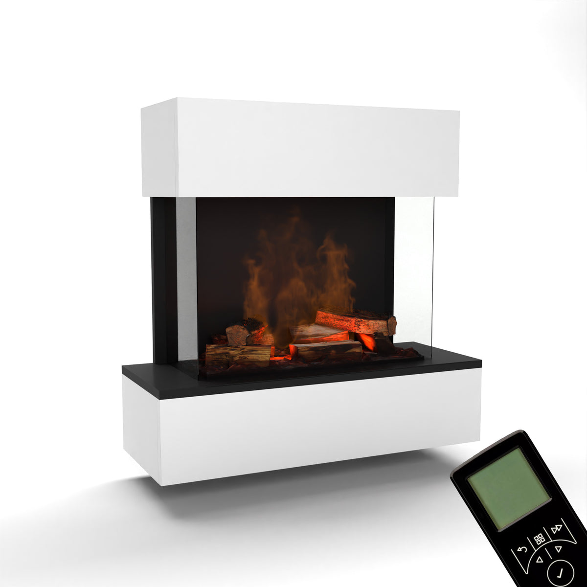 Cheminée électrique Glow Fire Hölderlin Sims