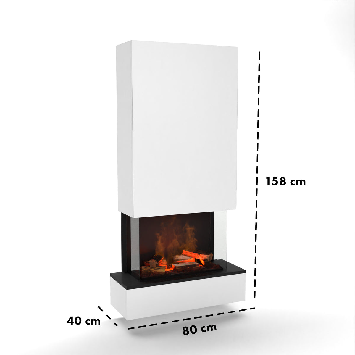 Cheminée électrique Glow Fire Hölderlin Hoch