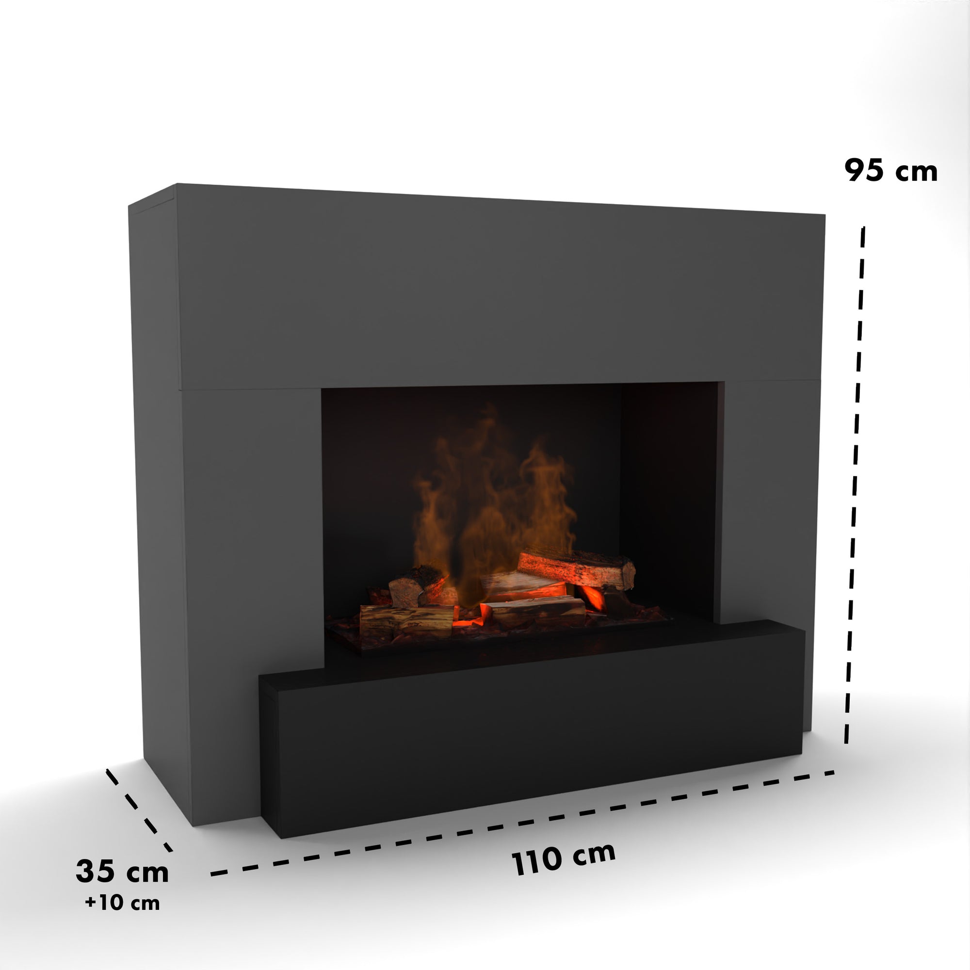 Cheminée électrique Glow Fire Hauptmann