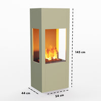 Cheminée électrique multicolore Glow Fire Böll