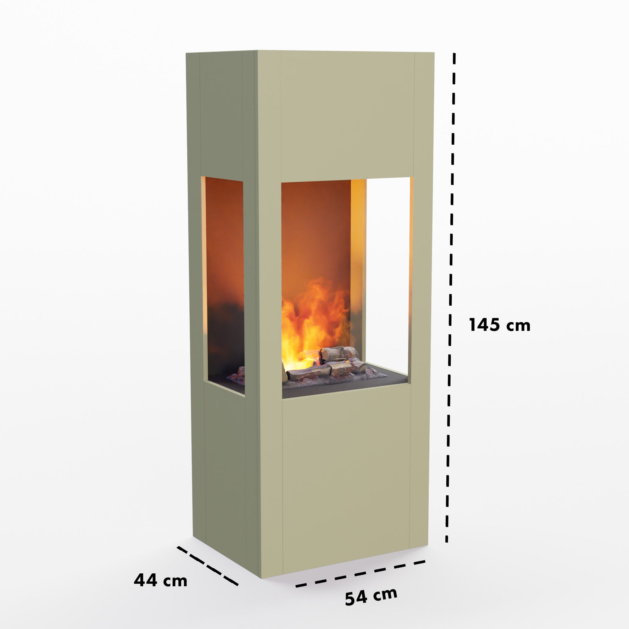 Cheminée électrique multicolore Glow Fire Böll