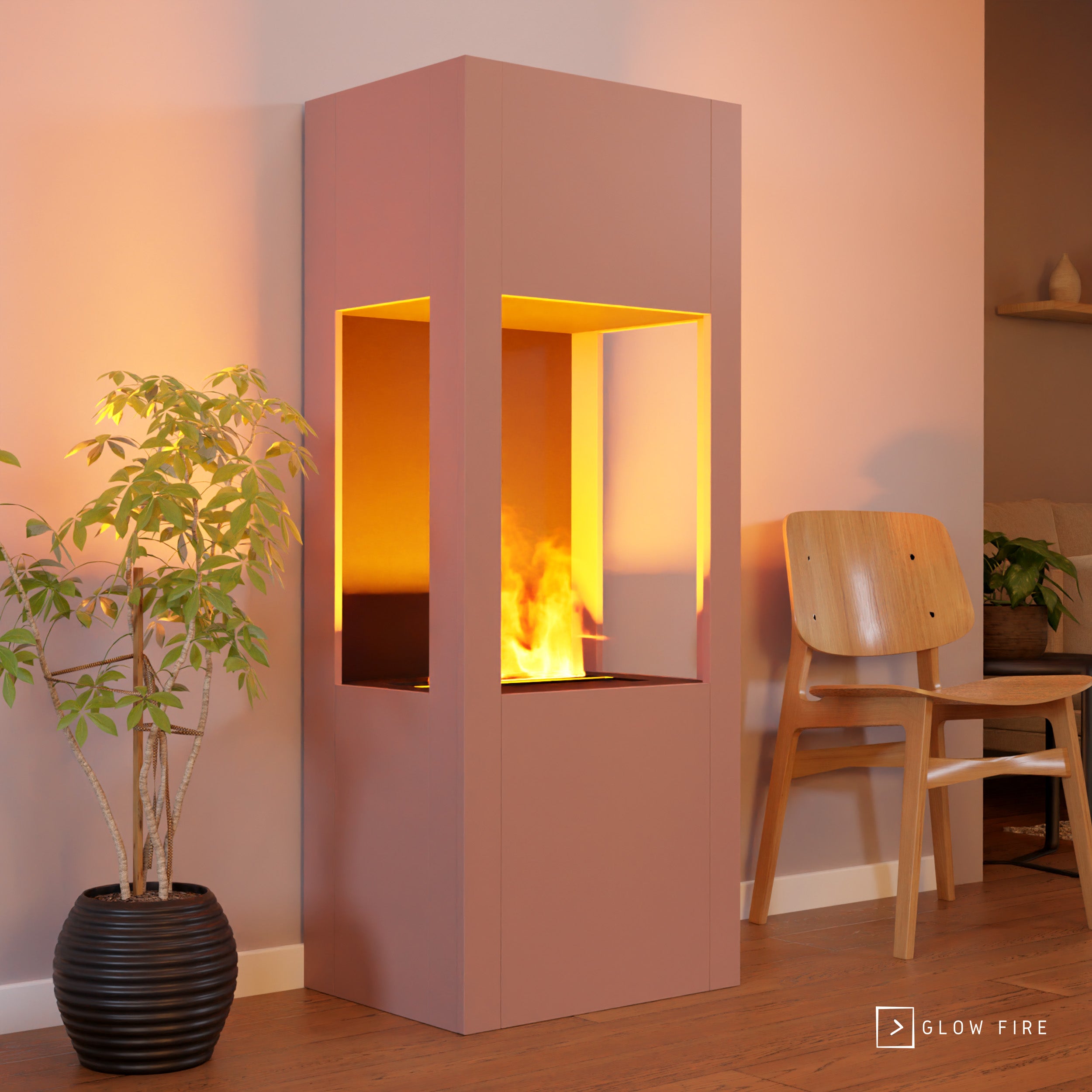 Glow Fire Böll Multicolor Elektrokamin