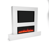 Glow Fire parete TV Inside 127 camino elettrico