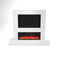 Glow Fire parete TV Inside 127 camino elettrico