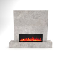 Glow Fire parete TV Inside 127 camino elettrico