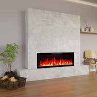Glow Fire parete TV Inside 127 camino elettrico