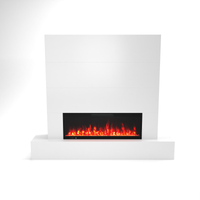 Glow Fire parete TV Inside 127 camino elettrico