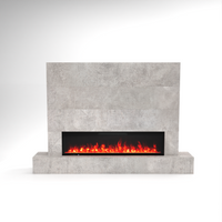 Glow Fire Fernsehwand mit LED-Kamin Inside 182