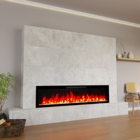 Glow Fire Fernsehwand mit LED-Kamin Inside 182