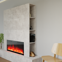 Glow Fire parete TV Inside 127 camino elettrico