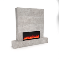 Glow Fire Fernsehwand mit LED-Kamin Inside 106