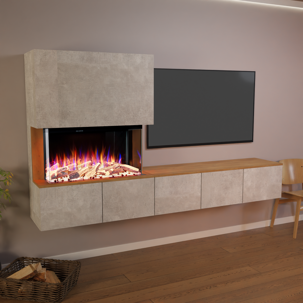 Cheminée électrique Glow Fire CW5 E-Motion