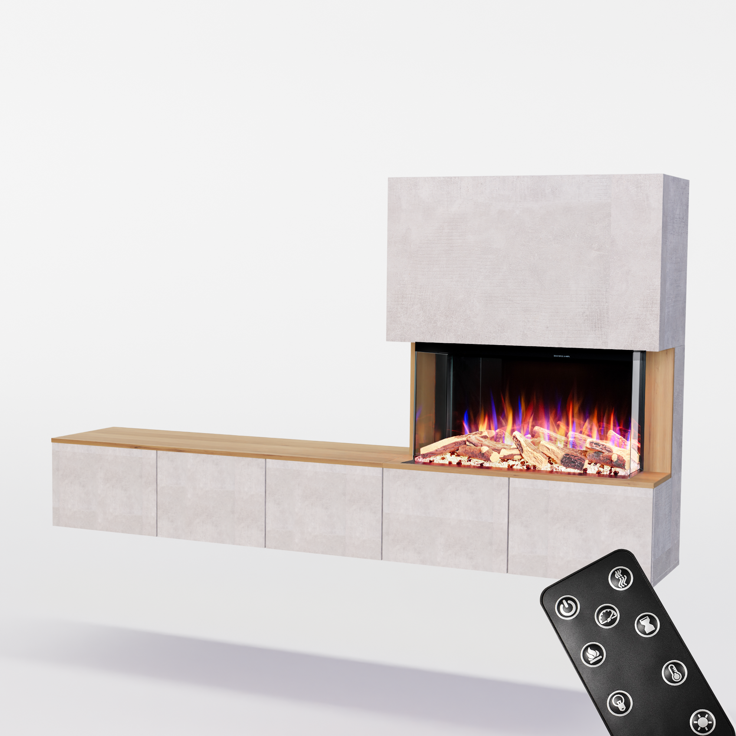 Glow Fire Elektrokamin CW5 Rechts E-Motion