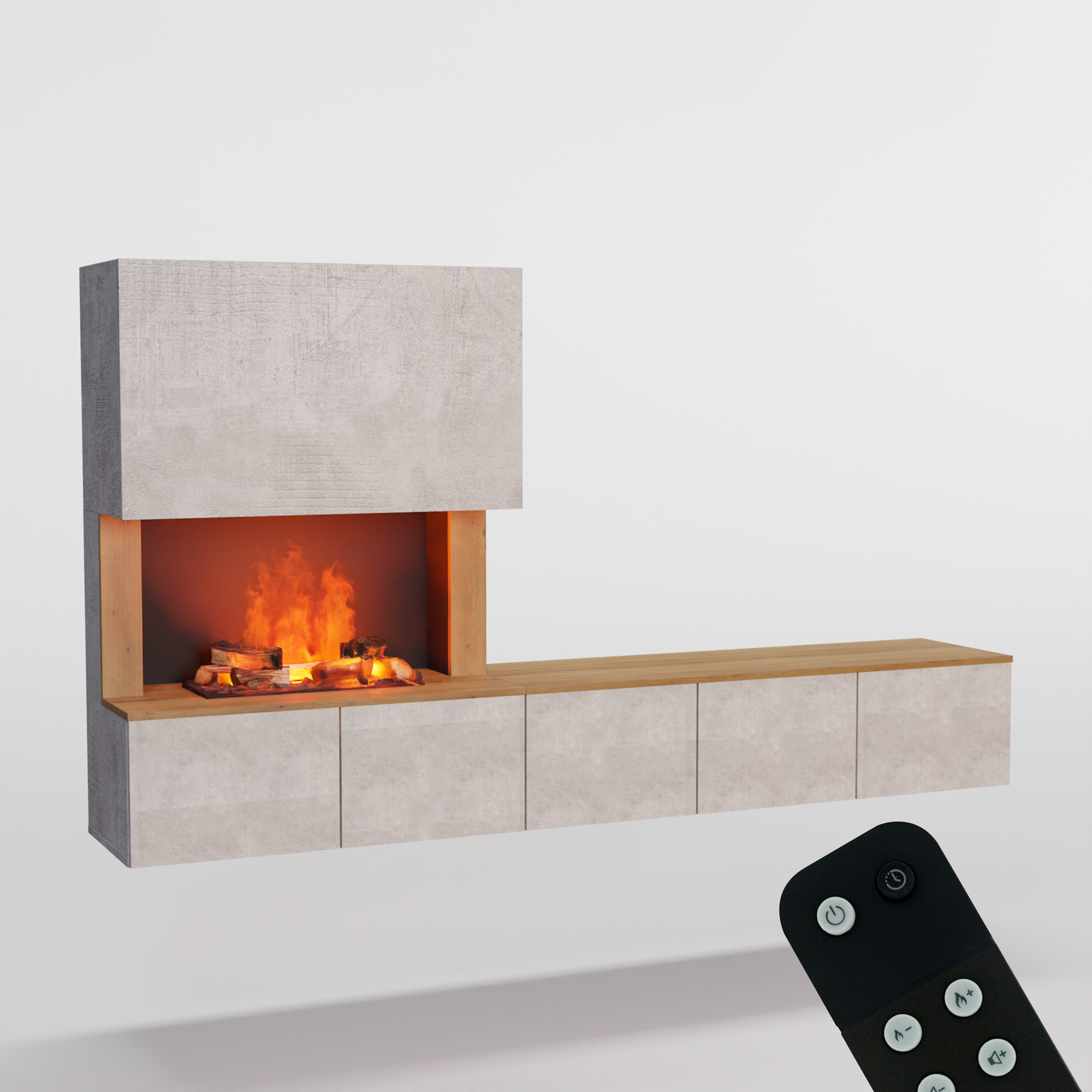 Meuble avec système de vapeur d'eau Glow Fire CW5