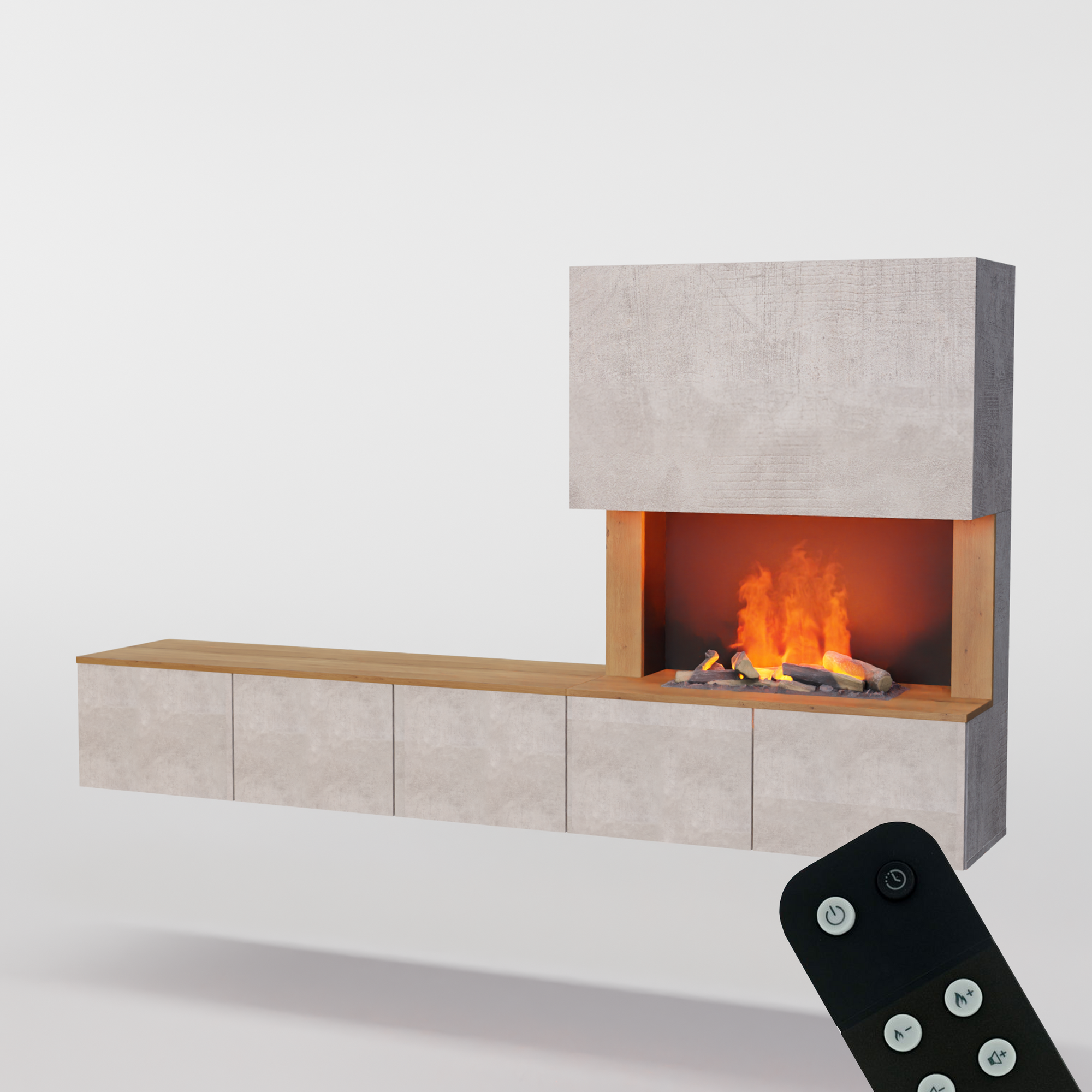 Meuble avec système de vapeur d'eau Glow Fire CW5