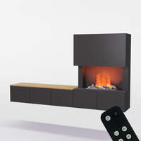 Meuble avec système de vapeur d'eau Glow Fire CW5