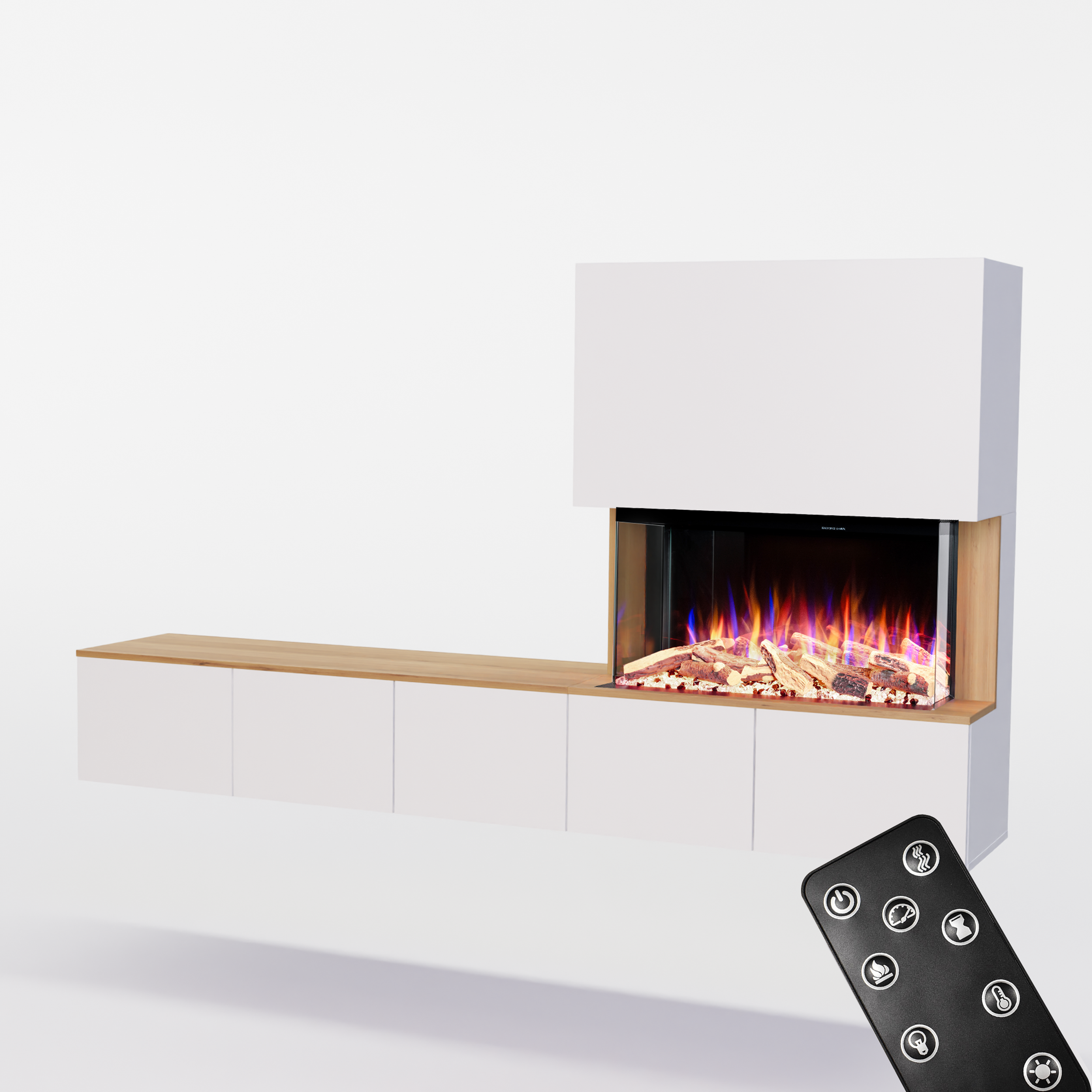 Glow Fire Elektrokamin CW5 Rechts E-Motion