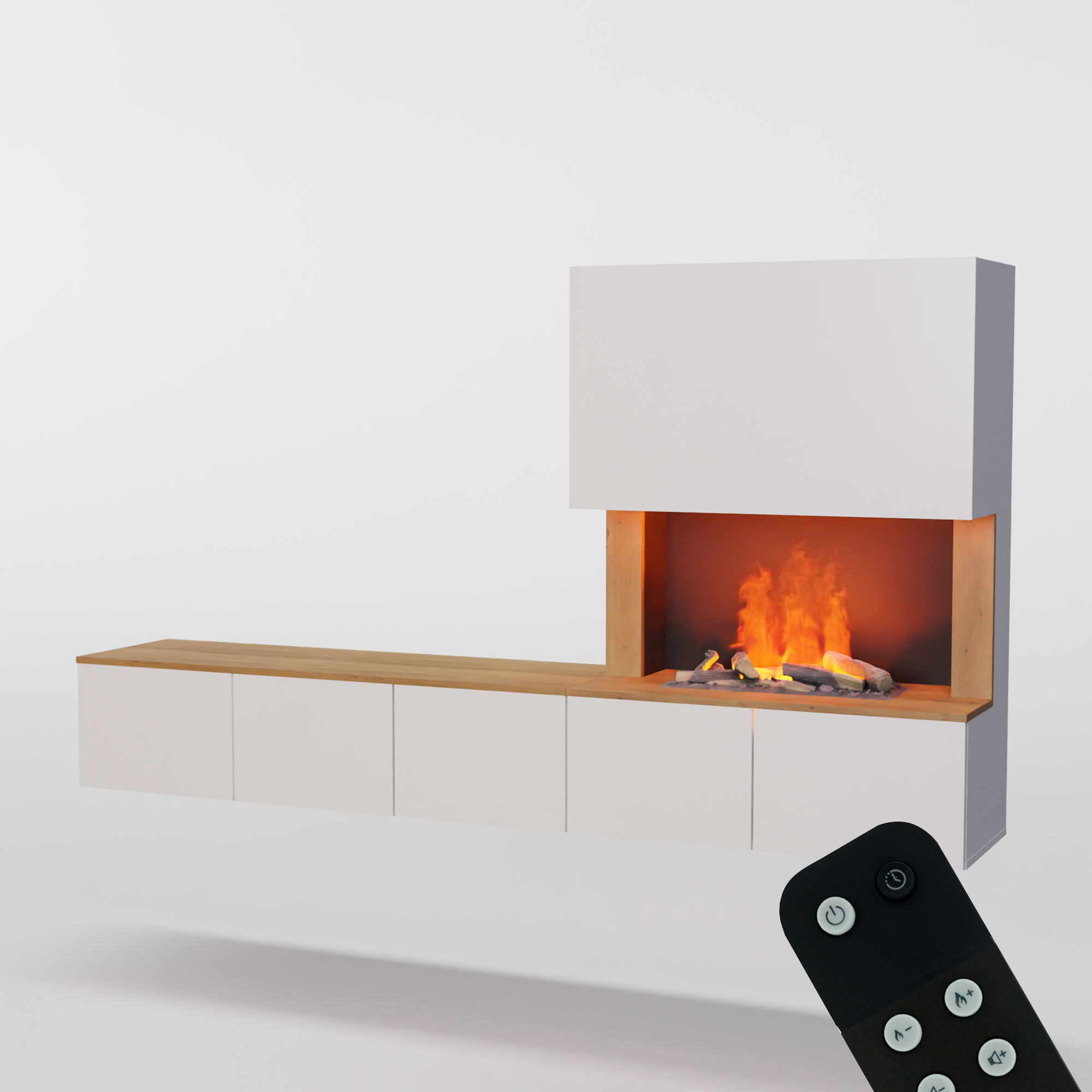 Meuble avec système de vapeur d'eau Glow Fire CW5