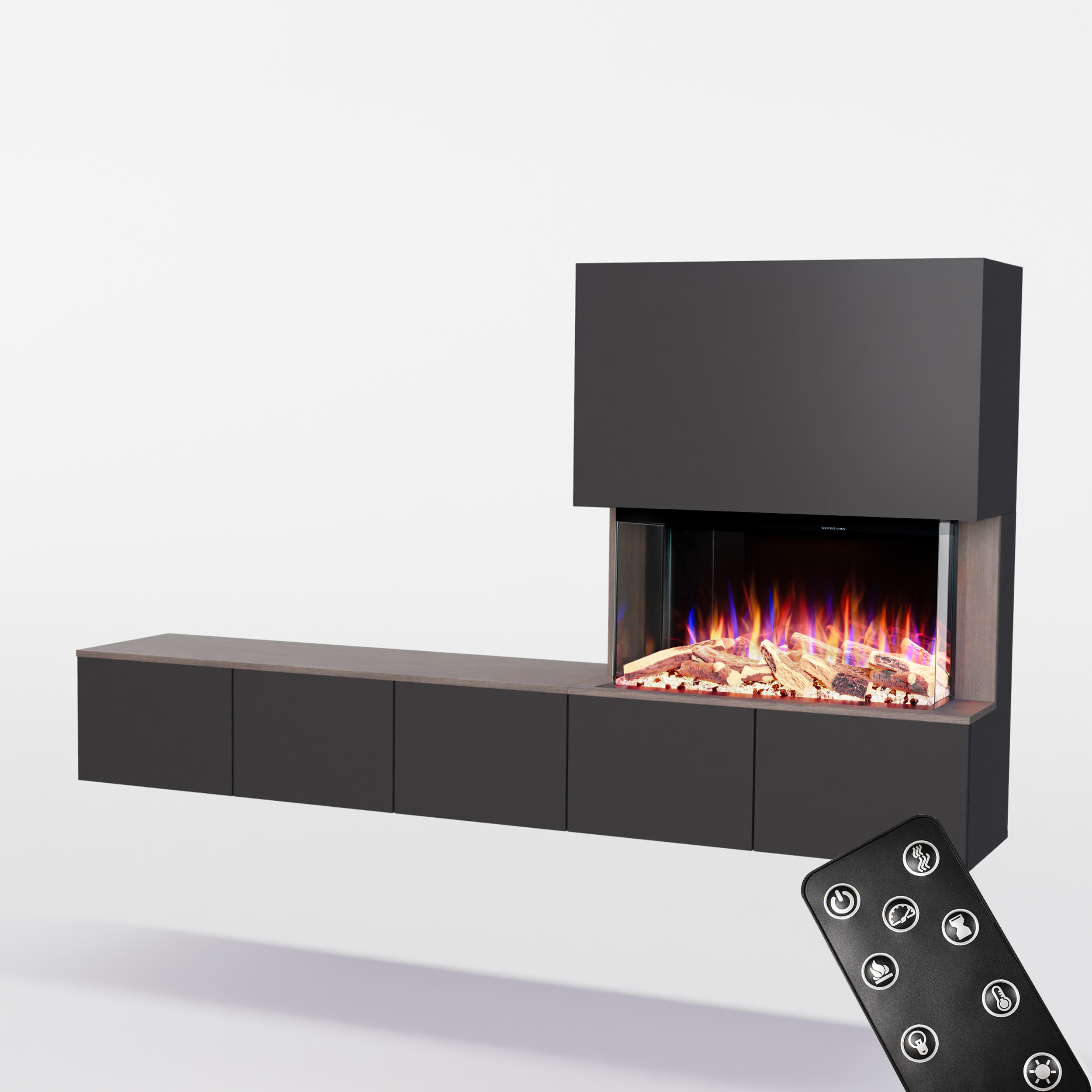 Glow Fire Elektrokamin CW5 Rechts E-Motion