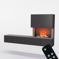 Meuble avec système de vapeur d'eau Glow Fire CW5