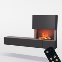 Meuble avec système de vapeur d'eau Glow Fire CW5