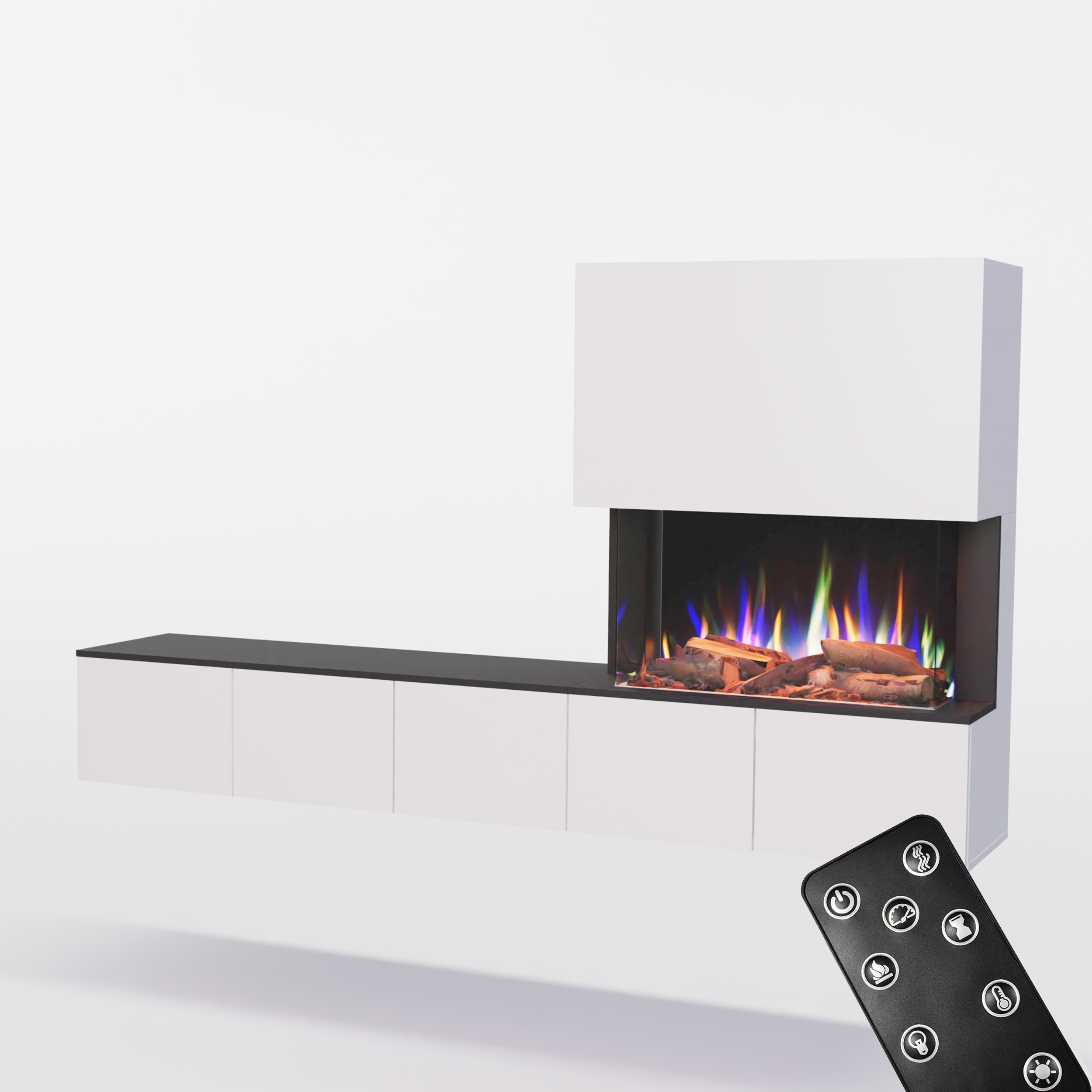 Glow Fire Elektrokamin CW5 Rechts E-Motion