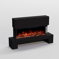 GF Core Cobalt mit Holzfach Standkamin Elektrokamin