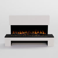 GF Core Cobalt mit Holzfach Standkamin Elektrokamin