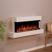 Cheminée électrique murale Glow Fire Cobalt