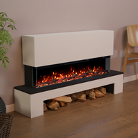 GF Core Cobalt mit Holzfach Standkamin Elektrokamin