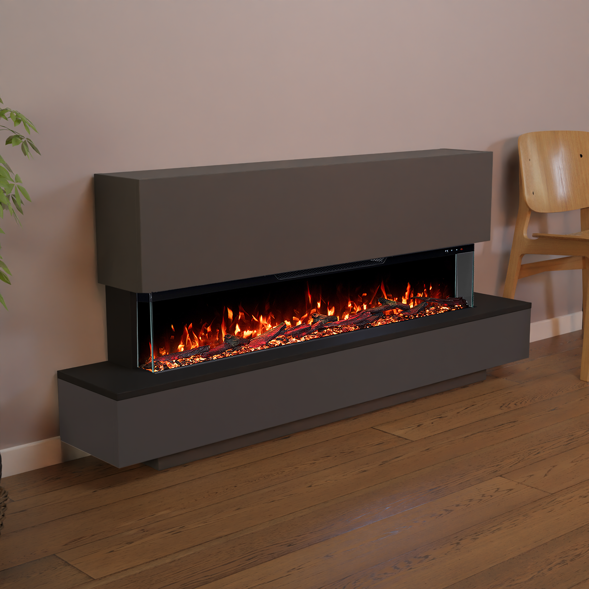 Glow Fire Cobalt Standkamin Elektrokamin