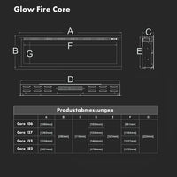 GF Core Elektrokamineinsatz