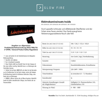 Cheminée électrique Glow Fire Zeus