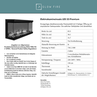 Glow Fire Curie Weiss Elektrokamin