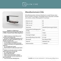 Glow Fire C Side Ethanol Kamin