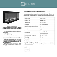 Cheminée électrique Glow Fire CW5 E-Motion