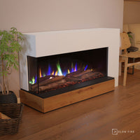 Glow Fire Einstein 50 Weiss Elektrokamin