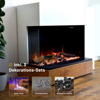Glow Fire Einstein Linksoffen Weiß Elektrokamin