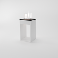 Glow Fire Emma Concept M Ethanol Kamin Weiß