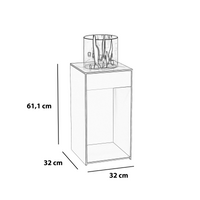 Glow Fire Emma Concept M Outdoor Ethanolkamin