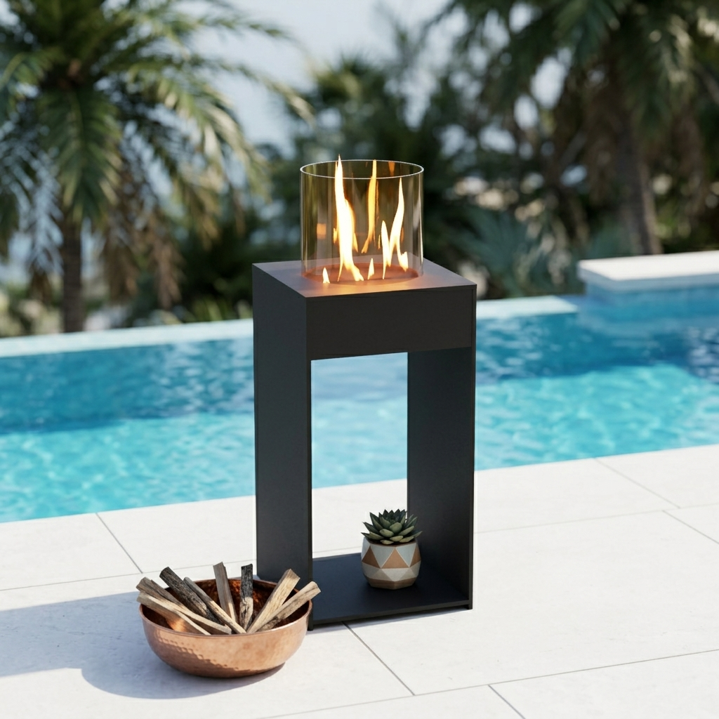 Glow Fire Emma Concept M Outdoor Ethanolkamin