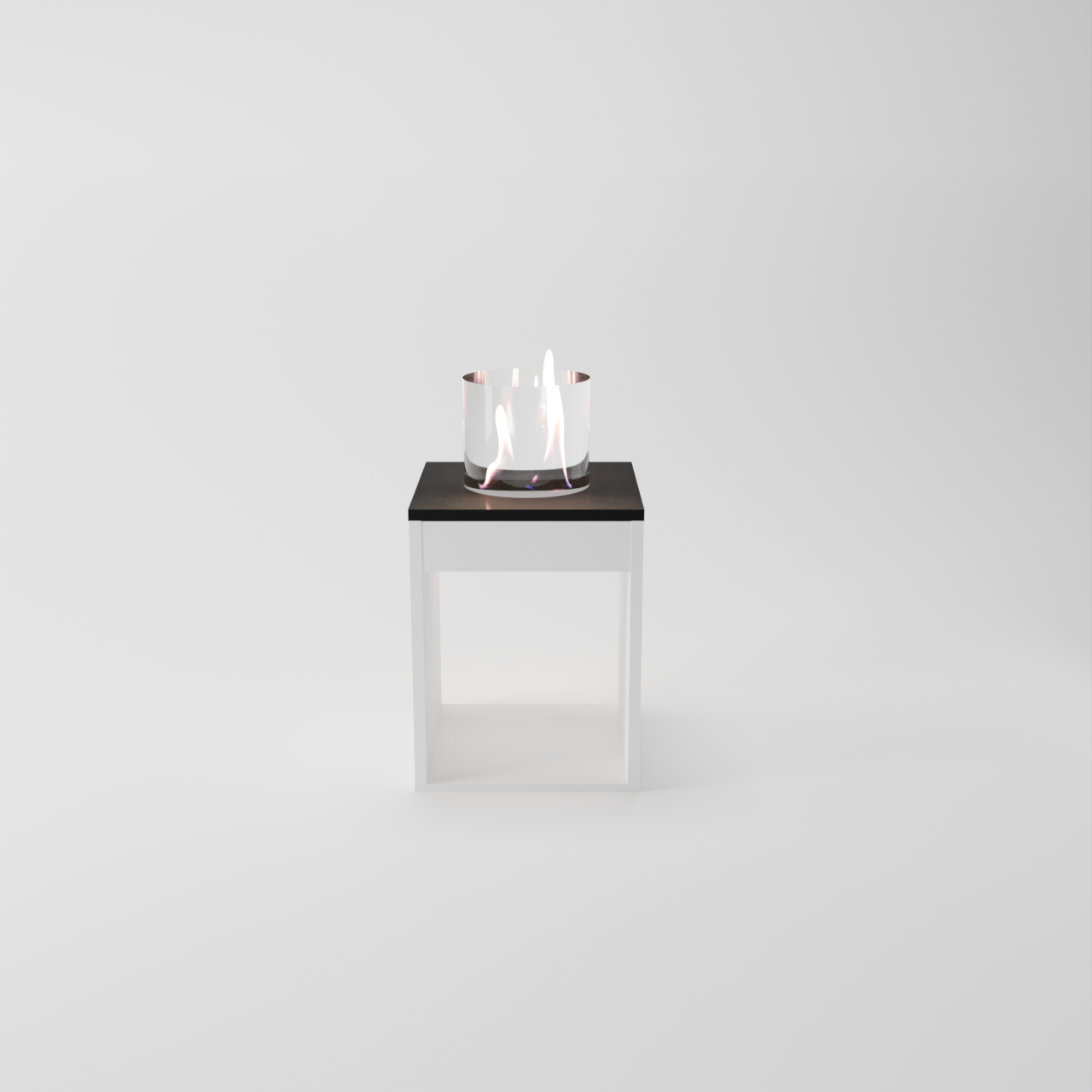 Glow Fire Emma Concept S Ethanol Kamin Weiß