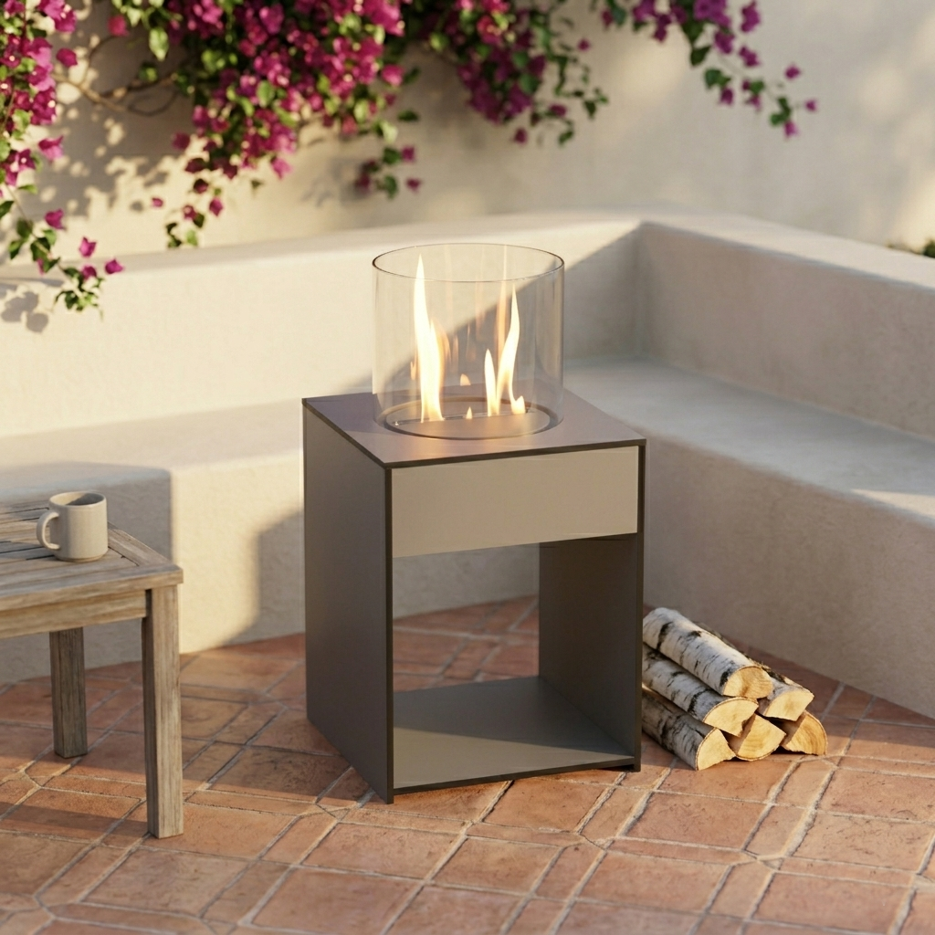 Glow Fire Emma Concept S Outdoor Ethanolkamin