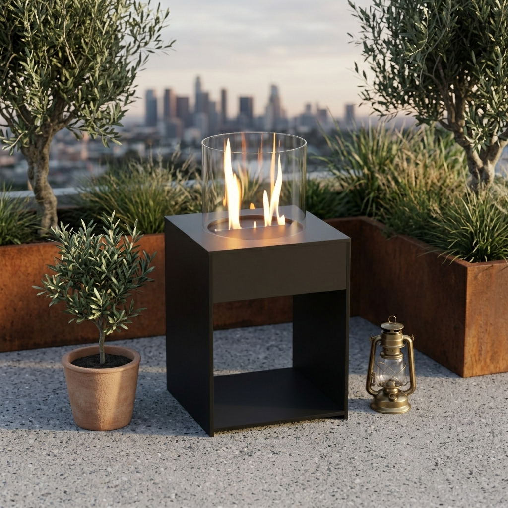 Glow Fire Emma Concept S Outdoor Ethanolkamin