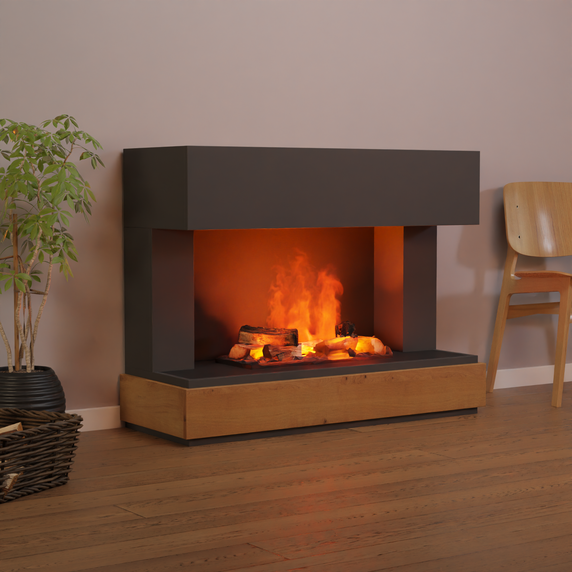 Glow Fire Fontane Elektrokamin